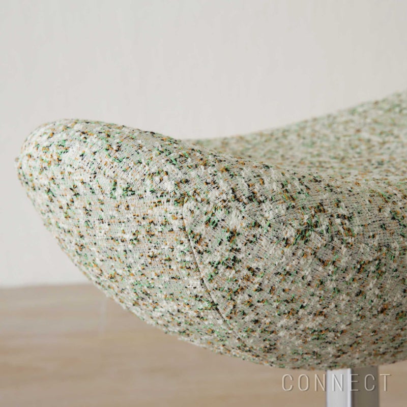 【数量限定】FRITZ HANSEN（フリッツ・ハンセン） / EGG FOOT STOOL（エッグチェア用フットスツール）Atom Edition / ラウンジチェア / Atom 0124 / ステンレススチール脚（サテン仕上げ）