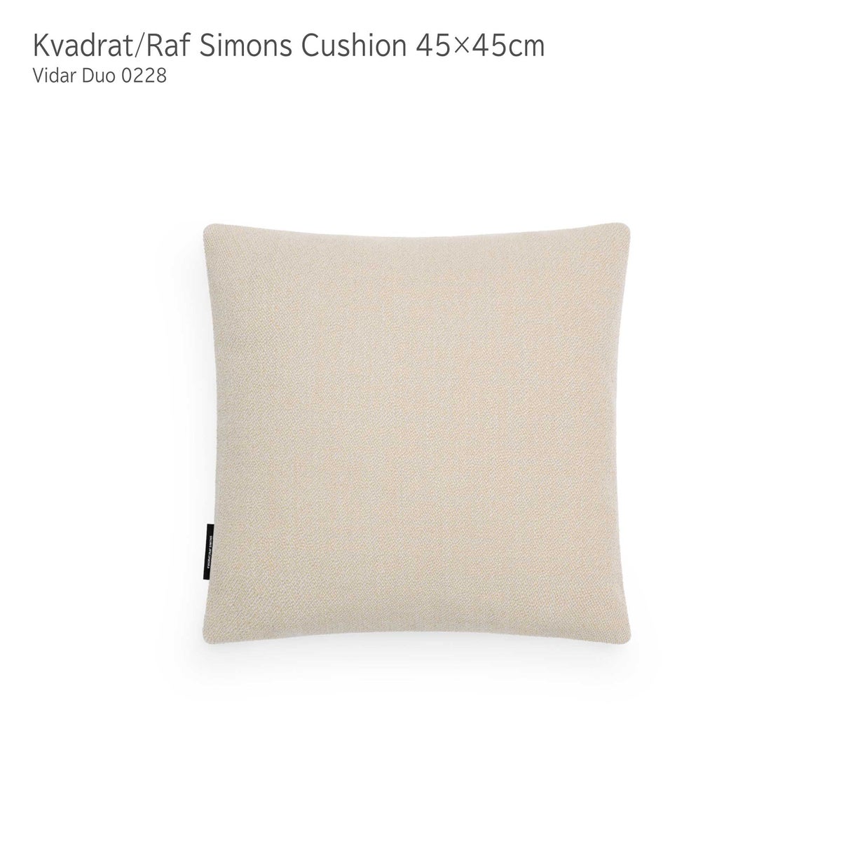Kvadrat / Raf Simons（クヴァドラ / ラフ・シモンズ） / クッション45×45cm / Vidar Duo  (ヴィダー デュオ） / アクセサリー