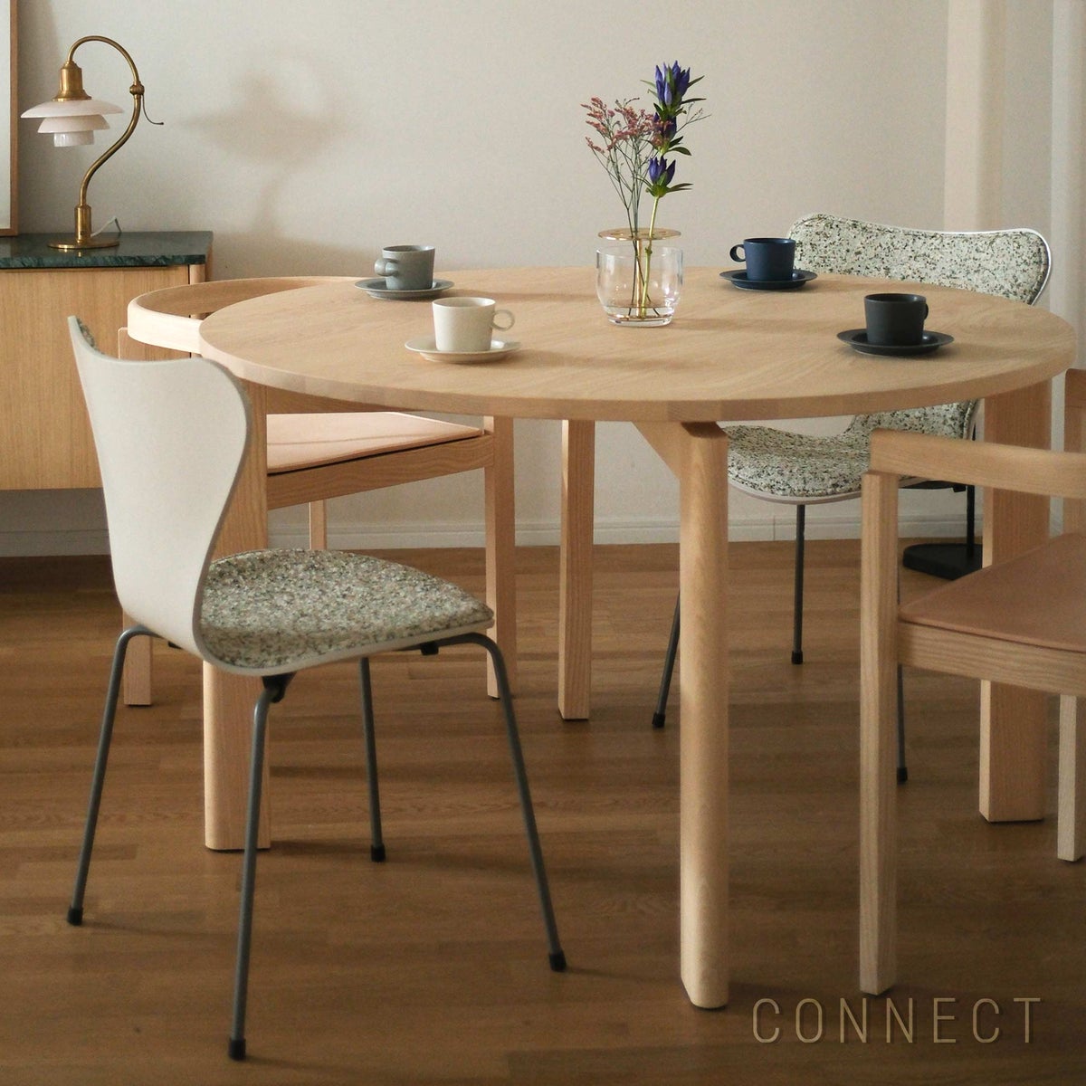 【数量限定】FRITZ HANSEN（フリッツ・ハンセン） / SERIES 7（セブンチェア）Atom Edition / ライトベージュ / カラードアッシュ / Atom 0124 / フロントパディング