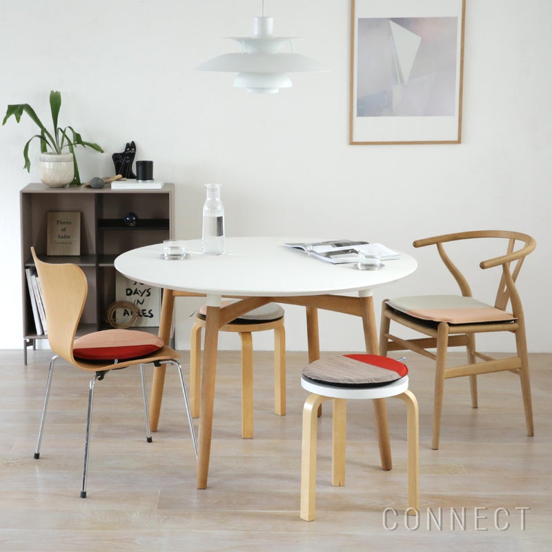 【一点もの】MELLEM（メレム） / Kvadrat（クヴァドラ） / ラウンドシートクッション / Lila（リラ） アソート / 全4色 / クッション
