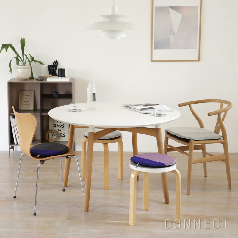 【一点もの】MELLEM（メレム） / Kvadrat（クヴァドラ） / ラウンドシートクッション / Lila（リラ） アソート / 全4色 / クッション