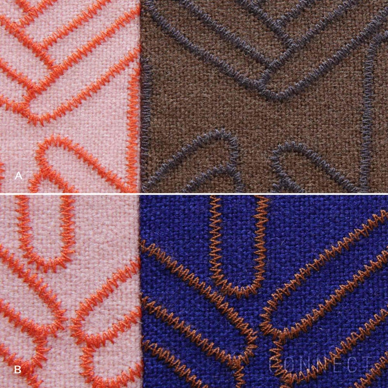 【一点もの】MELLEM（メレム） / Kvadrat（クヴァドラ） / ラウンドシートクッション / Stick Tree（スティックツリー） アソート / 全6色 / クッション