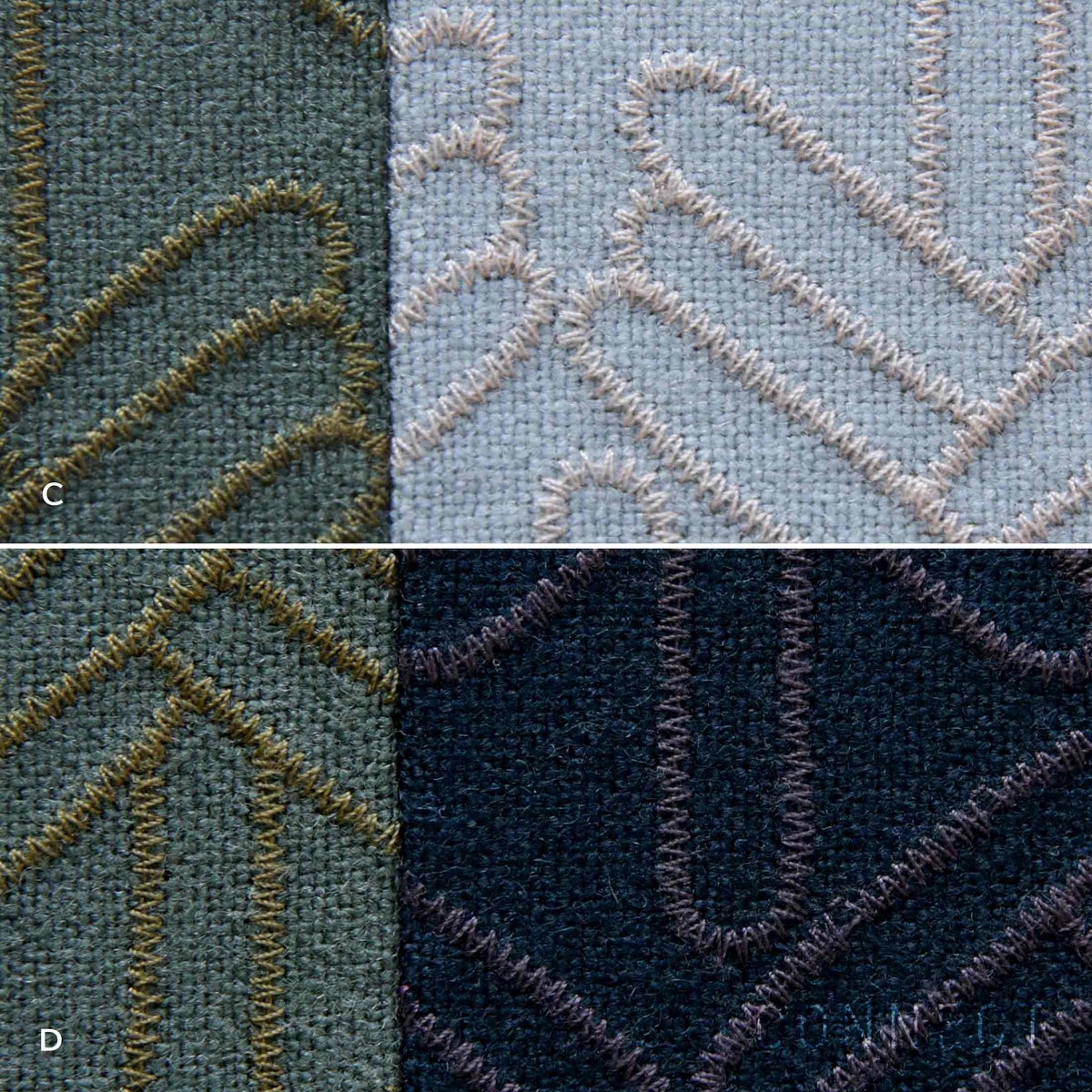 【一点もの】MELLEM（メレム） / Kvadrat（クヴァドラ） / ラウンドシートクッション / Stick Tree（スティックツリー） アソート / 全6色 / クッション