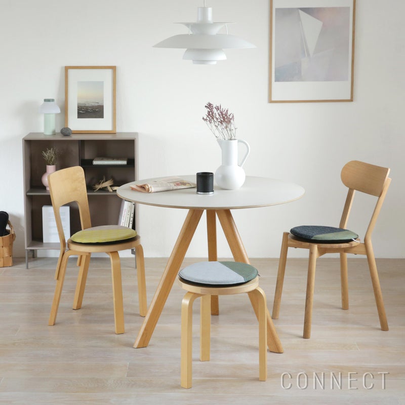 【一点もの】MELLEM（メレム） / Kvadrat（クヴァドラ） / ラウンドシートクッション / Stick Tree（スティックツリー） アソート / 全6色 / クッション