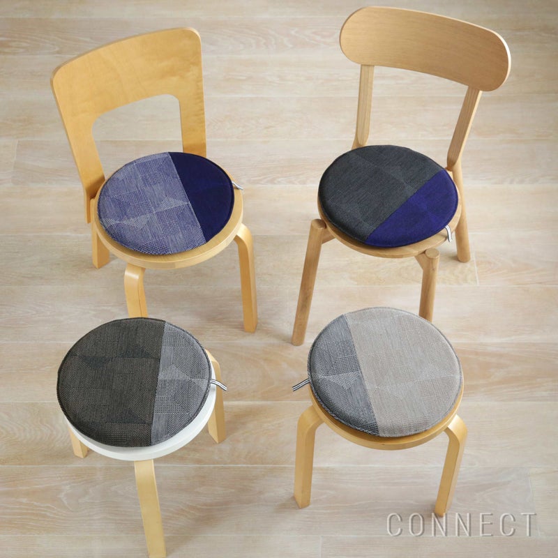【一点もの】MELLEM（メレム） / Kvadrat（クヴァドラ） / ラウンドシートクッション / Crystal Field（クリスタルフィールド） アソート / 全4色 / クッション