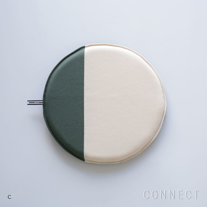 【一点もの】MELLEM（メレム） / Kvadrat（クヴァドラ） / ラウンドシートクッション / Forest Nap（フォレストナップ） アソート / 全4色 / クッション