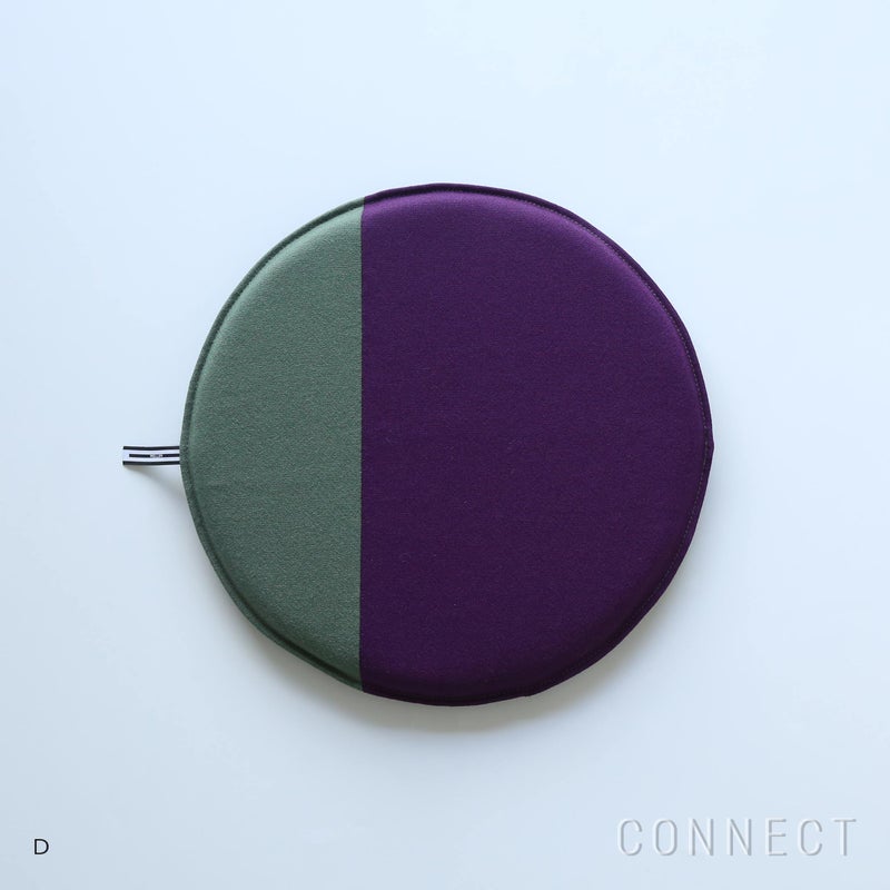 【一点もの】MELLEM（メレム） / Kvadrat（クヴァドラ） / ラウンドシートクッション / Forest Nap（フォレストナップ） アソート / 全4色 / クッション