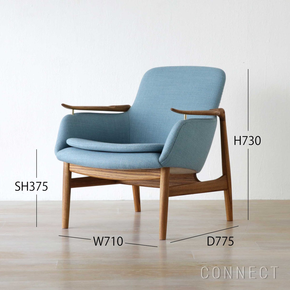 HOUSE OF FINN JUHL（ハウス・オブ・フィンユール） / 53 CHAIR W / チーク材・オイル仕上げ / rami 4642 / ラウンジチェア