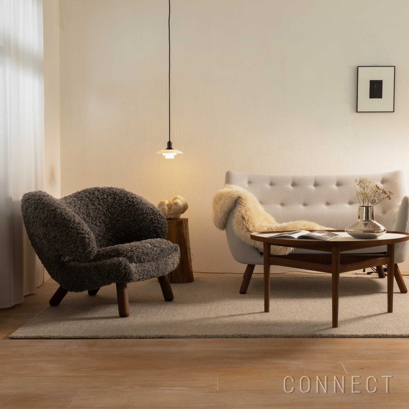 HOUSE OF FINN JUHL（ハウス・オブ・フィンユール） / PELICAN CHAIR W（ペリカンチェア） / ウォルナット材・オイル仕上げ / in Gotland Sheepskin returns